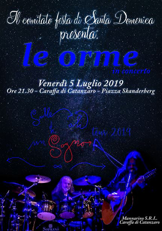 Le Orme CD Concerto In Piazza Skanderberg poster
